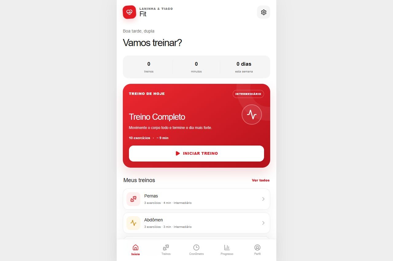 Prévia do site Laninha e Tiago Fit